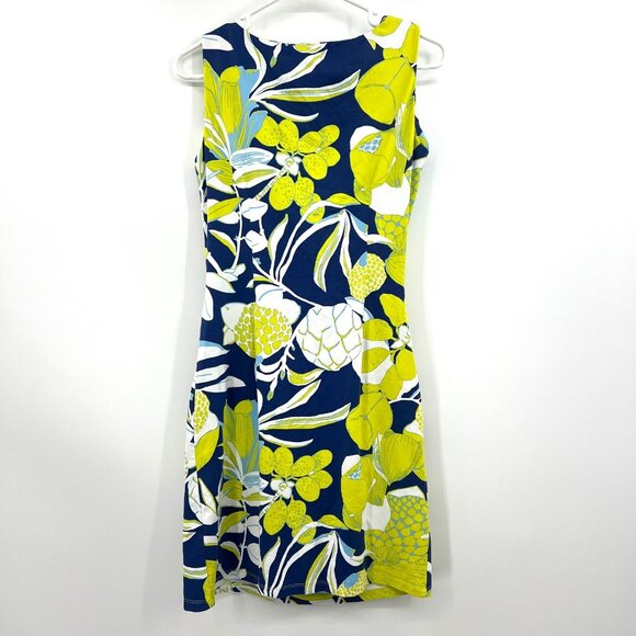 J. McLaughlin Cataline Cloth Lemon Tank Dress Women's Medium - Picture 4 of 4
